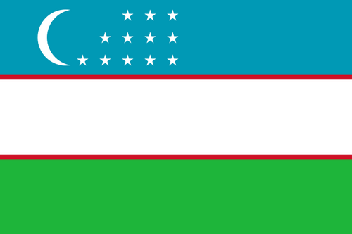 Uzbekistan flag